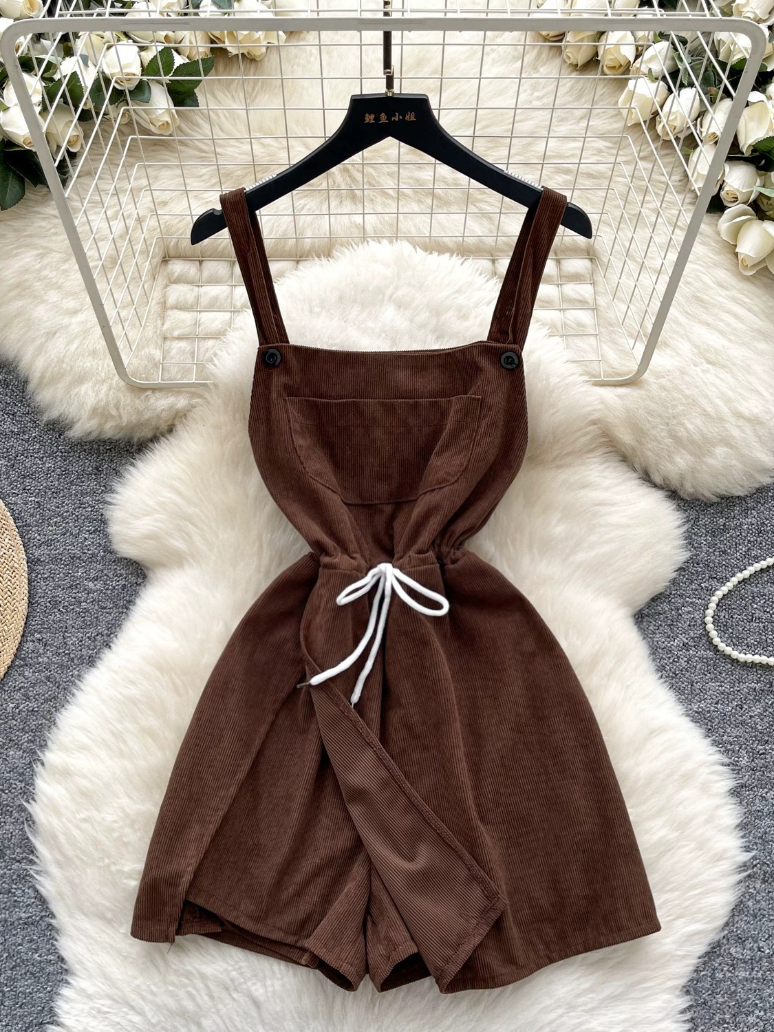 Fufill your desires corduroy jumpsuit JRZZ642 images